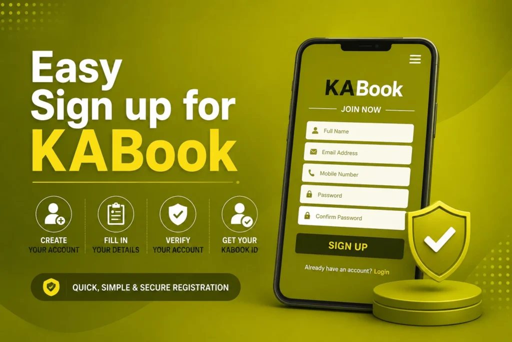 Sign up for Easy KABook